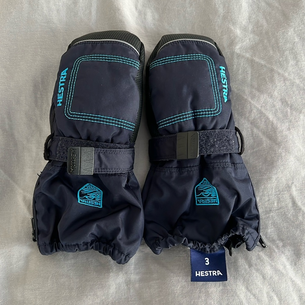 Like new Hestra kids mittens-Size 3